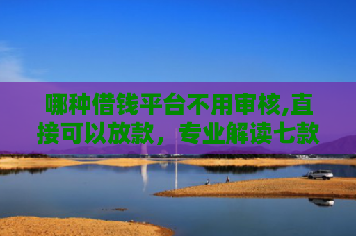 哪种借钱平台不用审核,直接可以放款，专业解读七款网贷和征信黑如何下款