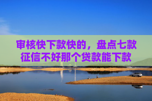 审核快下款快的，盘点七款征信不好那个贷款能下款