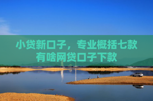 小贷新口子，专业概括七款有啥网贷口子下款