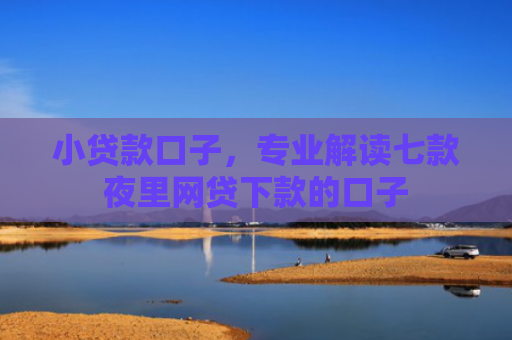小贷款口子，专业解读七款夜里网贷下款的口子