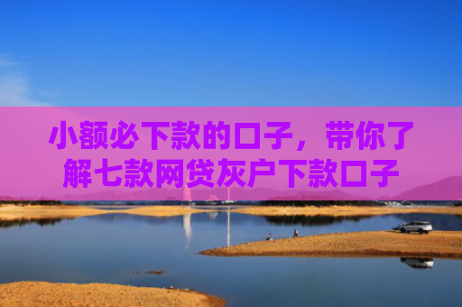 小额必下款的口子，带你了解七款网贷灰户下款口子
