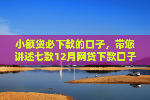 小额贷必下款的口子，带您讲述七款12月网贷下款口子