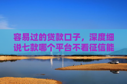 容易过的贷款口子，深度细说七款哪个平台不看征信能下款