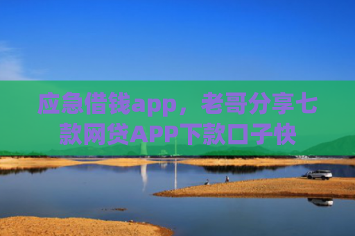 应急借钱app，老哥分享七款网贷APP下款口子快