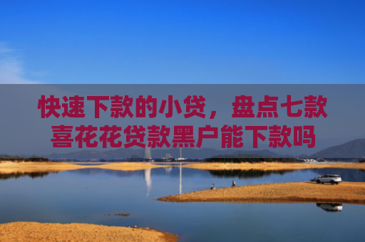 快速下款的小贷，盘点七款喜花花贷款黑户能下款吗