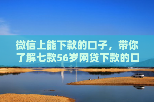 微信上能下款的口子，带你了解七款56岁网贷下款的口子