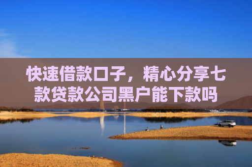 快速借款口子，精心分享七款贷款公司黑户能下款吗