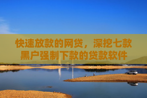 快速放款的网贷，深挖七款黑户强制下款的贷款软件