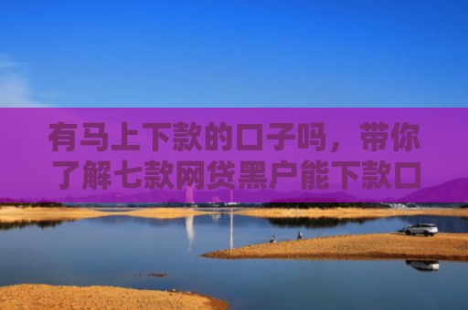 有马上下款的口子吗，带你了解七款网贷黑户能下款口子