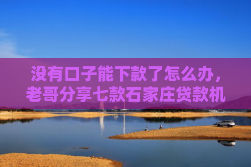 没有口子能下款了怎么办，老哥分享七款石家庄贷款机构黑户也能带下款