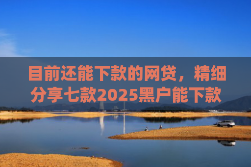 目前还能下款的网贷，精细分享七款2025黑户能下款的app