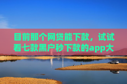 目前那个网贷能下款，试试看七款黑户秒下款的app大全