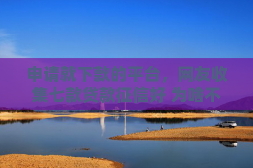 申请就下款的平台，网友收集七款贷款征信好 为啥不下款