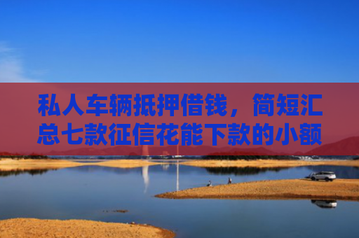 私人车辆抵押借钱，简短汇总七款征信花能下款的小额贷款