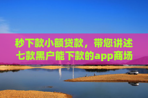 秒下款小额贷款，带您讲述七款黑户能下款的app商场