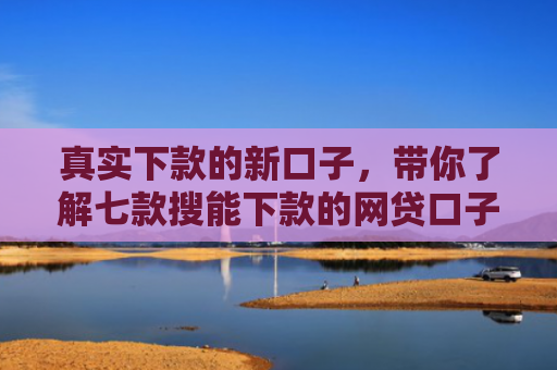 真实下款的新口子，带你了解七款搜能下款的网贷口子