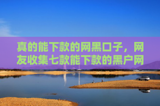 真的能下款的网黑口子，网友收集七款能下款的黑户网贷口子