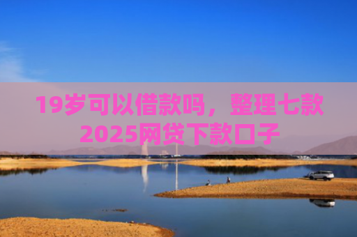 19岁可以借款吗，整理七款2025网贷下款口子