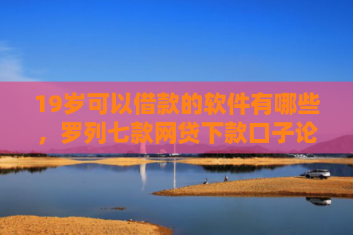 19岁可以借款的软件有哪些，罗列七款网贷下款口子论坛