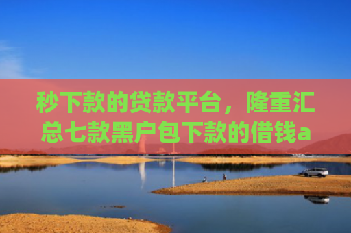秒下款的贷款平台，隆重汇总七款黑户包下款的借钱app