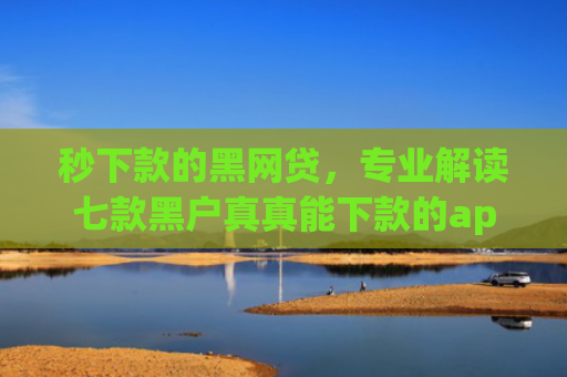 秒下款的黑网贷，专业解读七款黑户真真能下款的app