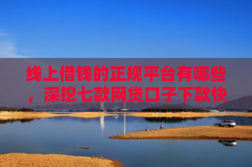 线上借钱的正规平台有哪些，深挖七款网贷口子下款快容易