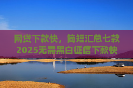 网贷下款快，简短汇总七款2025无需黑白征信下款快的app