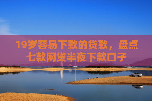 19岁容易下款的贷款，盘点七款网贷半夜下款口子