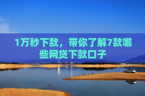 1万秒下款，带你了解7款哪些网贷下款口子