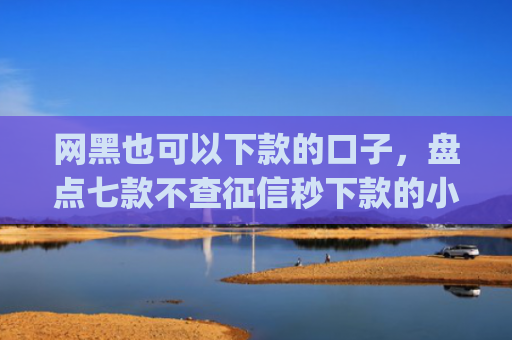 网黑也可以下款的口子，盘点七款不查征信秒下款的小额贷款app