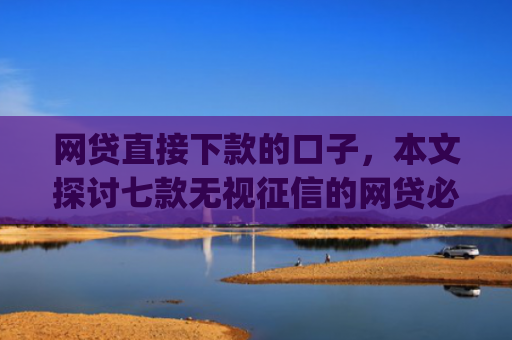 网贷直接下款的口子，本文探讨七款无视征信的网贷必下款app