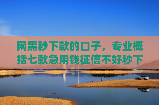 网黑秒下款的口子，专业概括七款急用钱征信不好秒下款的app