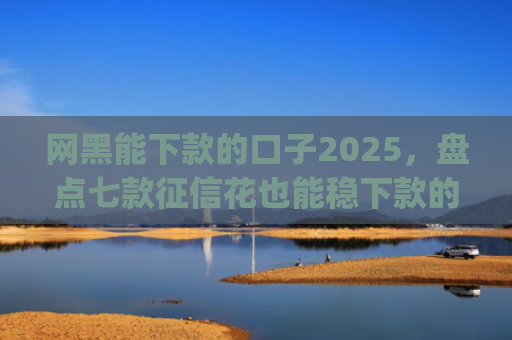 网黑能下款的口子2025，盘点七款征信花也能稳下款的app入口