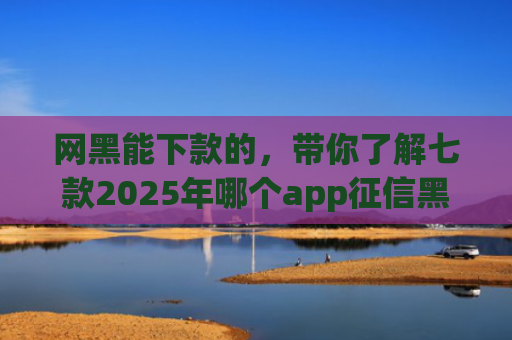 网黑能下款的，带你了解七款2025年哪个app征信黑户能下款
