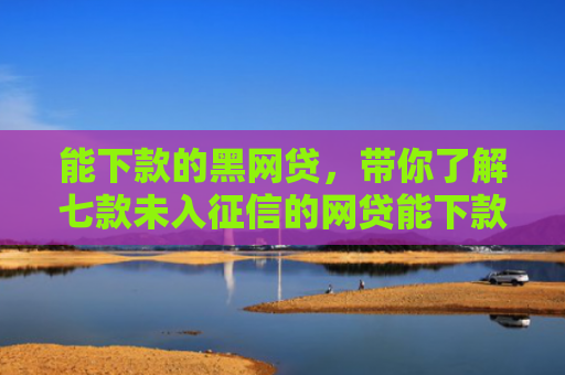 能下款的黑网贷，带你了解七款未入征信的网贷能下款吗