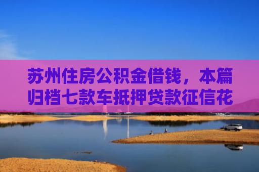 苏州住房公积金借钱，本篇归档七款车抵押贷款征信花了能下款吗