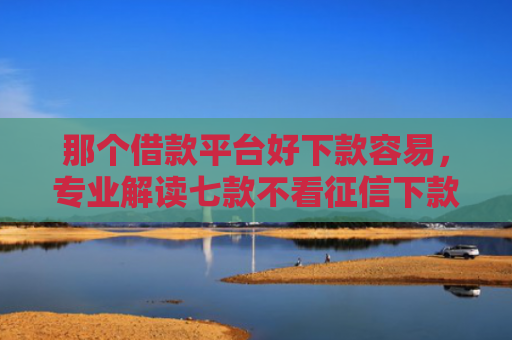 那个借款平台好下款容易，专业解读七款不看征信下款的网贷口子