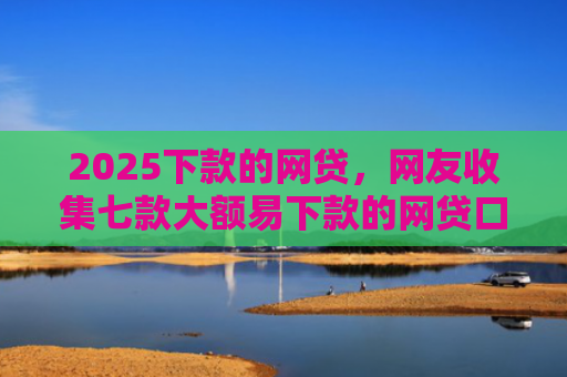 2025下款的网贷，网友收集七款大额易下款的网贷口子