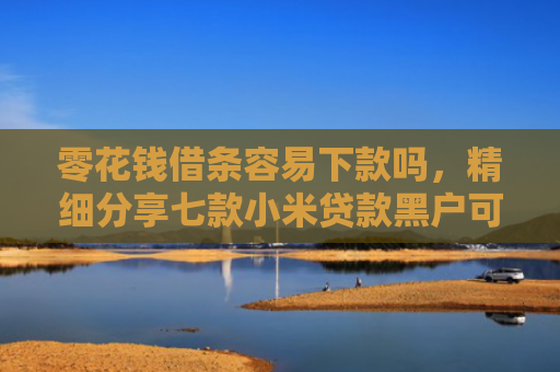 零花钱借条容易下款吗，精细分享七款小米贷款黑户可以下款吗