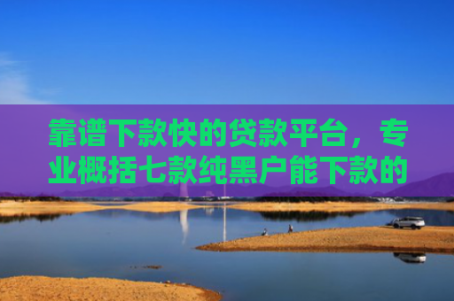 靠谱下款快的贷款平台，专业概括七款纯黑户能下款的贷款